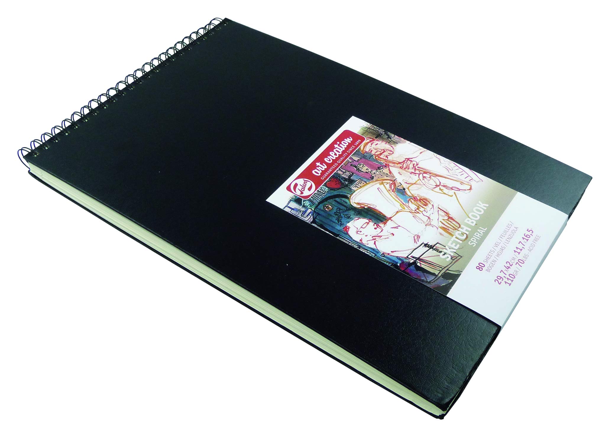 Talens Art Creation Spiral Sketchbook 80 Sheets, 29.7 cm x 42 cm