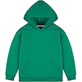 BIG ELEPHANT Boys' Hooded Sweatshirt - 100% Cotton,Lightweight Long Sleeve Hoodie with Pocket for School & Casual Wear