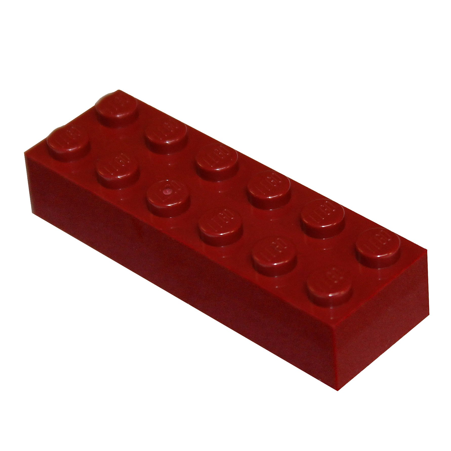 20 LEGO Brick 2 x 6 Dark Red