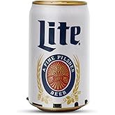 Gabba Goods Miller Lite Can Shape Bluetooth Speaker, Portable Wireless Speaker with Bluetooth 5.0, AUX, USB Slot & TF Slot | Loud Bass Sound | Compact Design for Indoor & Outdoor Use & Travel
