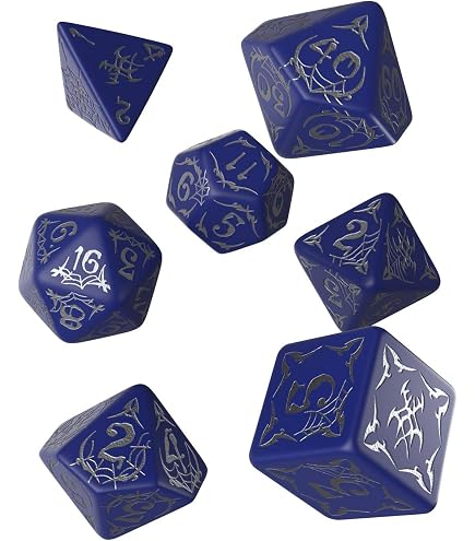Q-Workshop Pathfinder Age Of Ashes Würfel-Set (7 Stück) – Offizielles RPG Zubehör Für Pen & Paper