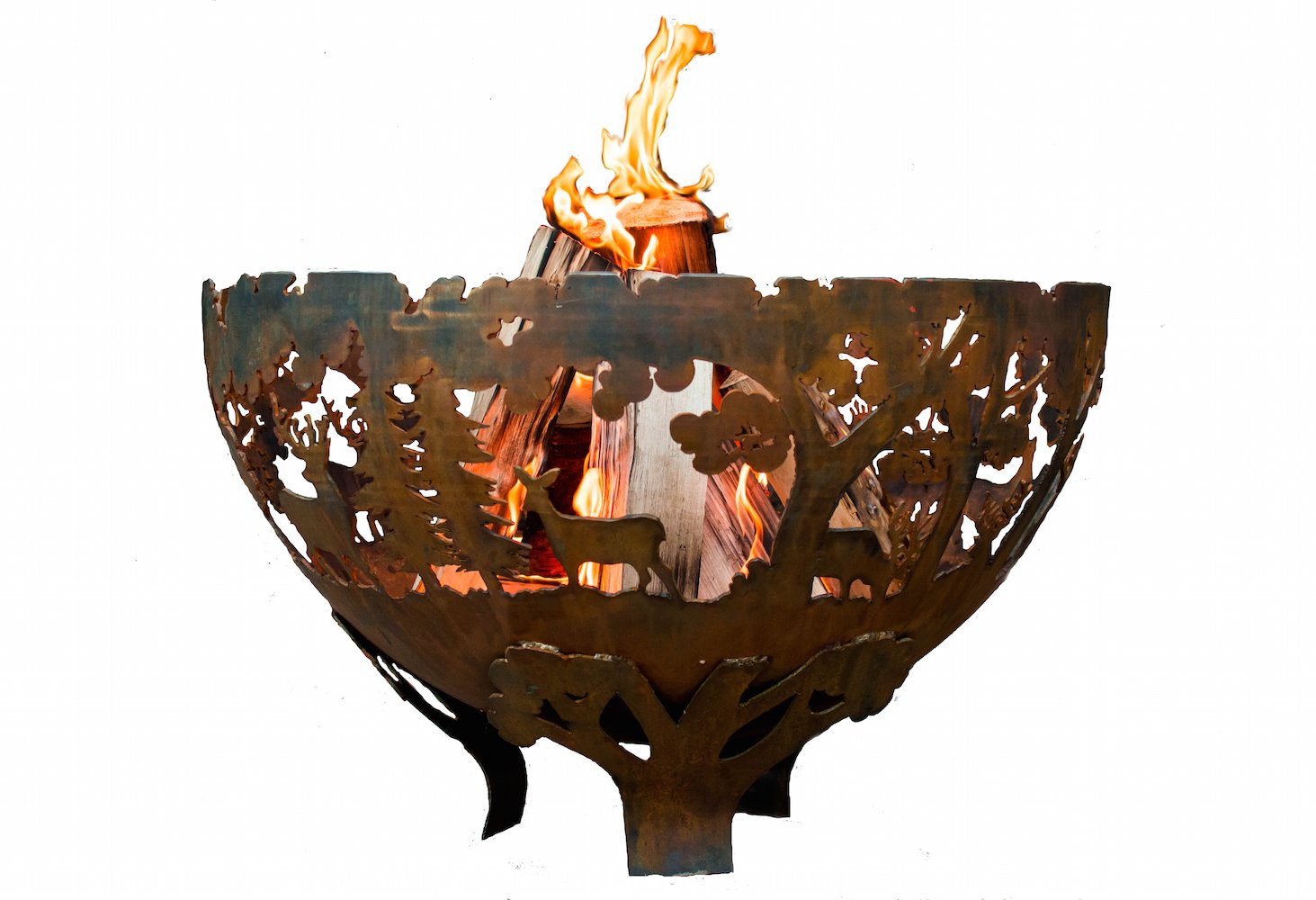Esschert Design Ff1021 Laser Cut Wildlife Fire Pit Bowl Extra