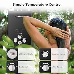 CAMPLUX Portable Tankless Water Heater 1.58