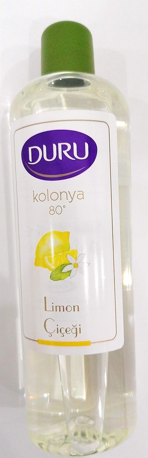 Duru Lemon Traditional Turkish Cologne Aftershave, Citrus, 400 ml, 400 ml (Pack of 1)