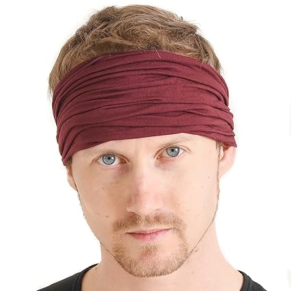 Buy Charm Mens Womens Headband Bandana Stretch Hair Band Japanese