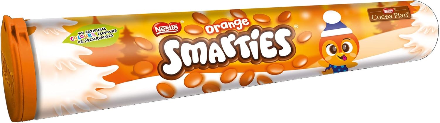 Nestle Smarties Giant Orange Tube 