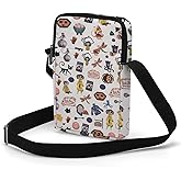 Anime Fans Cute Cross Body Bag Anime Gifts Phone Bag Shoulder Bags Adjustable Shoulder Straps Sling Bag Japanese Gifts