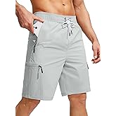 Kayrth Men's Swim Trunks Quick Dry Board Shorts with 5 Pockets Swimsuit Swimwear for Men - No Mesh Liner