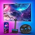 Ailofy Smart TV LED Backlight with Camera for 75-85 inch Screens, 16.4ft LED Strip Lights Sync to Screen& Music, Color Changing Lights for TV Work with Alexa & Google Assistant, App Control