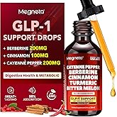 Berberine with Ceylon Cinnamon & Cayenne Pepper – Liquid Drops with Turmeric & Bitter Melon, Digestive & Immune Support, Boost GLP-1, 2 fl oz
