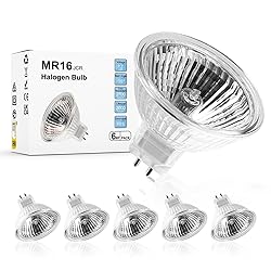 WeshLMPO MR16 Halogen Light Bulb 2 pin 50W
