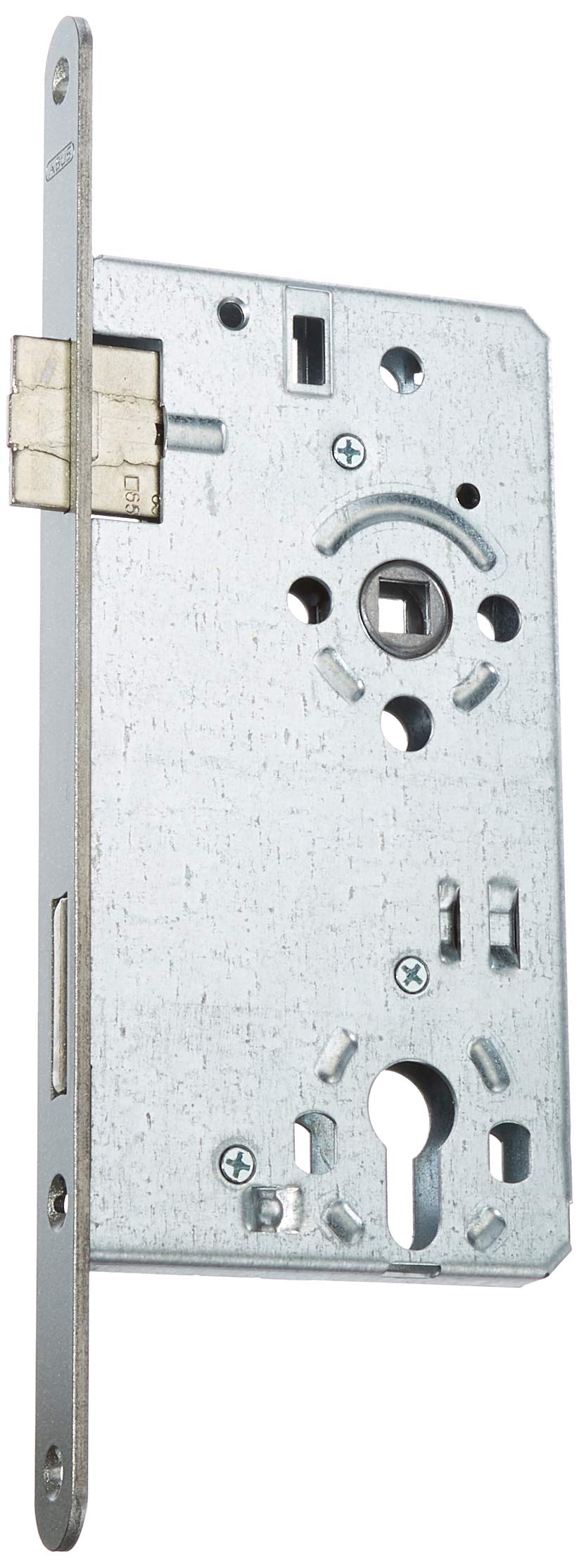 ABUS - Mortice Lock for Front Doors ESHT PZ R S 65 92 20-61734, Silver