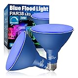 LOXYEE PAR38 Flood Blue Light Bulb,2