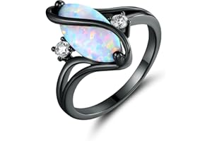 Barzel Rose Gold & White Gold Plated Created Ruby, White Fire Opal & Cubic Zirconia Accents Ring