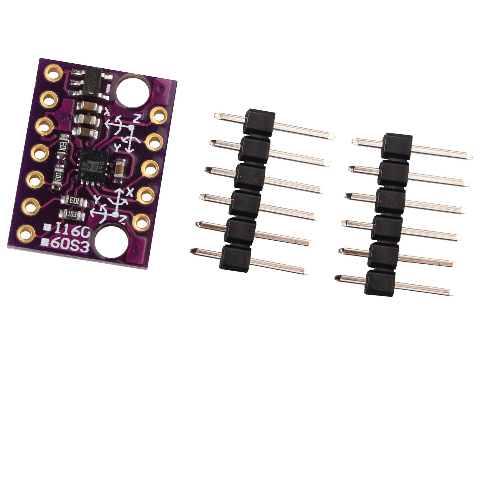 HALJIA GY-LSM6DS3 Module 6 Degrees of Freedom Breakout IIC/SPI Transfer Digital Sensor Vibration Sensor Acceleration Sensor