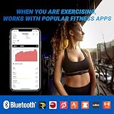 moofit HR8 Heart Rate Monitor Chest Strap Bluetooth 5.0 ANT+ IP67 view 2