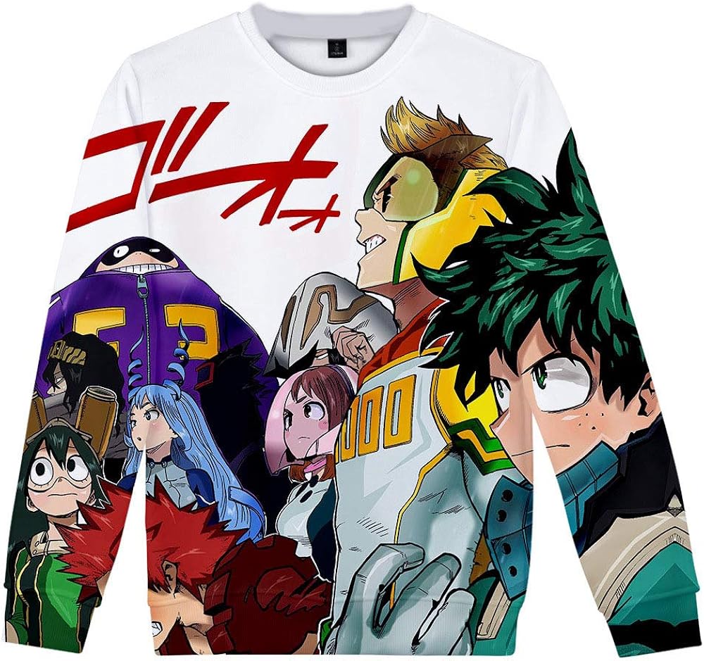 My Hero Academia Pullover Unisex Round Neck Pullover Men