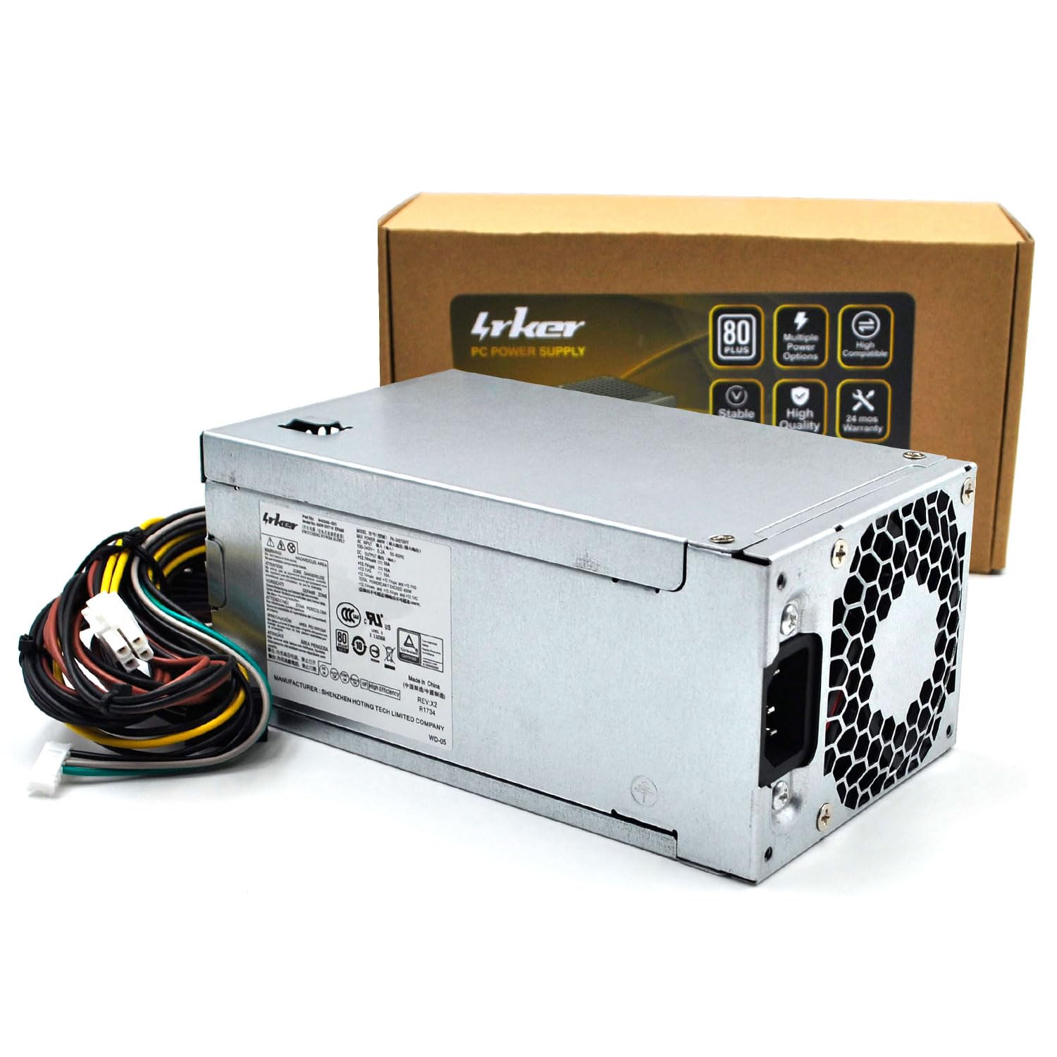Photo 1 of 400W Desktop Power Supply Compatible with HP ProDesk 280 285 288 480 680 800 MT Series, Fits 600 G4 Systems, L04618-400 L04618-800 PA-3401-1HA PA-3401-2HA 942332-001