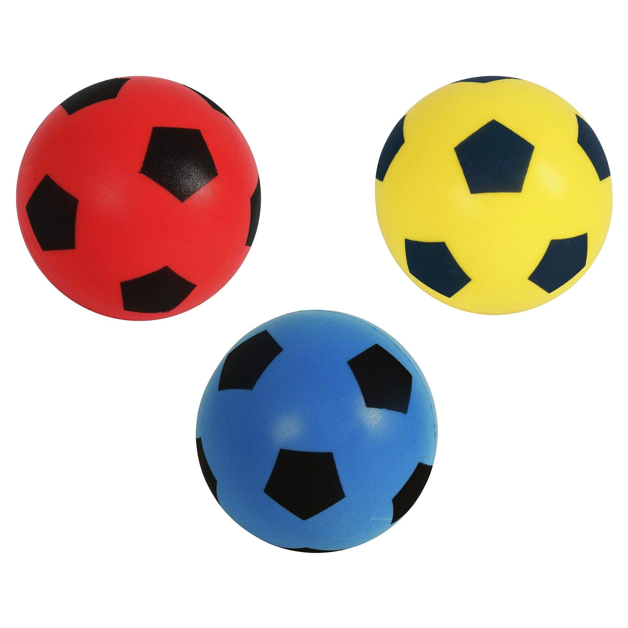 Foam Football, Size 5, Blue+Red+Yellow