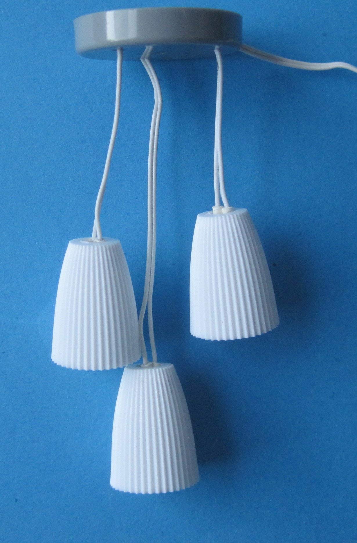 Rulke Rulke019589 3 Pieces LED Hanging Lamp, 3.5 V, Multi Color