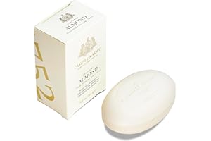 Caswell-Massey Almond Natural Bar Soap for Men & Women, Moisturizing Body Soap Bar for All Skin Types, Made with Essential Oils & Plant-Based Formula for Soft Skin, Made in USA, 5.8 oz