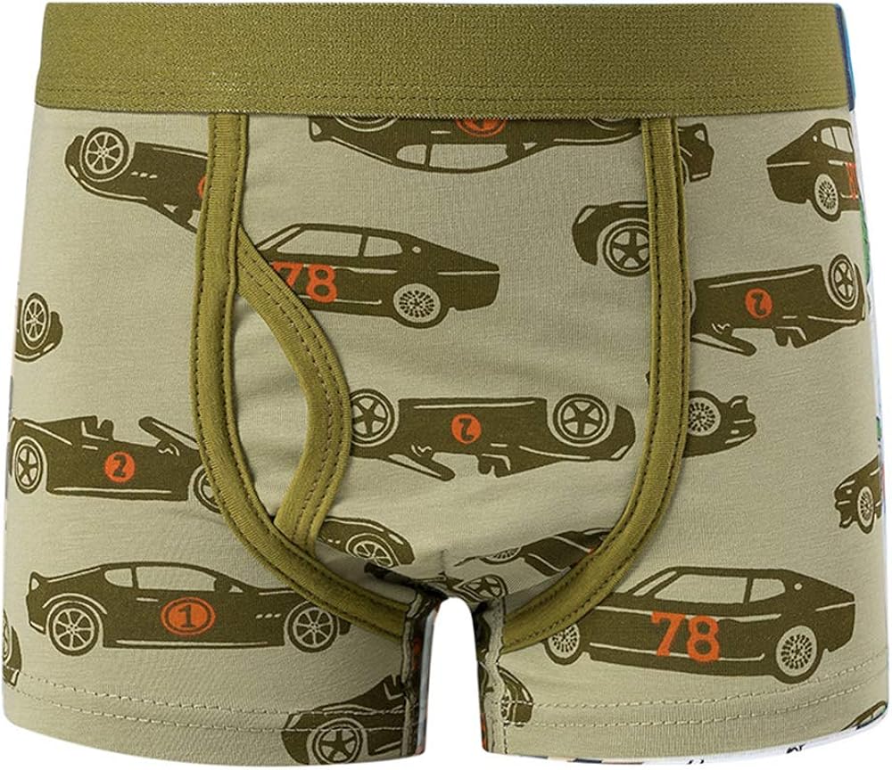 Mailey 2-12y Boys Briefs Kids Soft Cotton Underwear, Toddler Shorts, Breathable Panties: Clothing