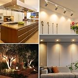 Caldarax 8 Pack MR16 Halogen Bulbs 12V GU5.3 20W Dimmable 2700K 210LM view 6