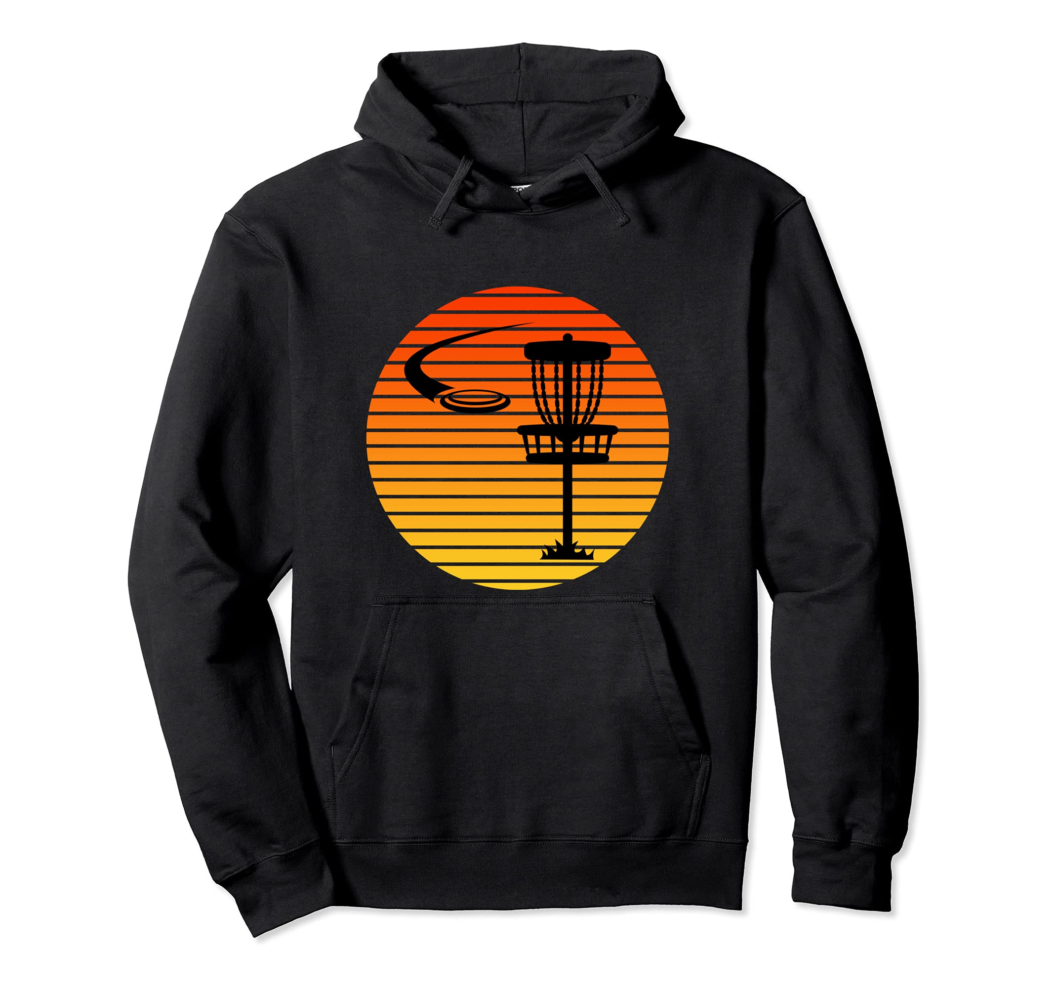 Disc Golf Frisbee Basket Towel Marker Game Pullover Hoodie