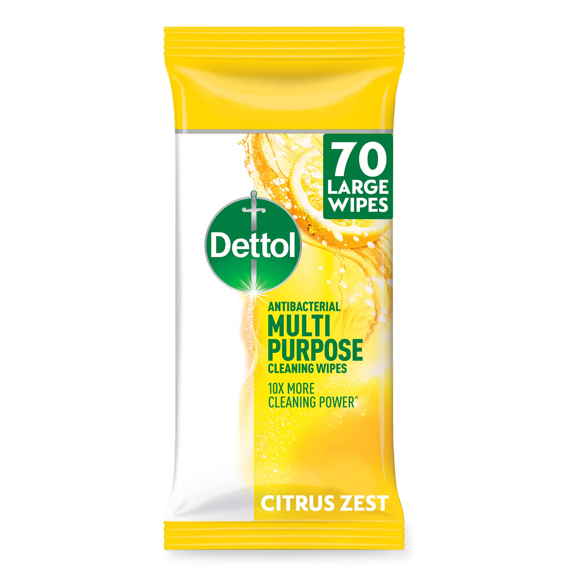 Dettol Antibacterial Multi Surface Cleaning Wipes Citrus 30s