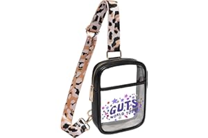 Vangue Clear Sling Bag Stadium Approved, Clear Crossbody Purse for Women with Adjustabel Strap for Sports Concert