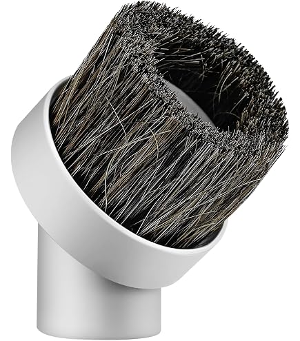 Genuine Vacuflo Central Vacuum Dusting Brush Attachment - Gray, Fits 1.25" Hoses 4 thumbnail image