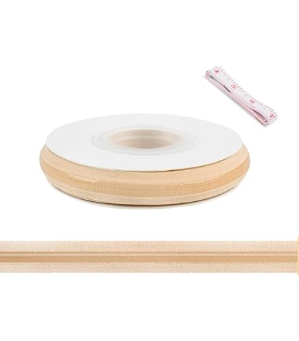 Stretchy Silicone-Backed Gripper Elastic - 5 Yards Roll, 25mm (1 Inch) Wide - Non-Slip Webbing For Crafts & Hair