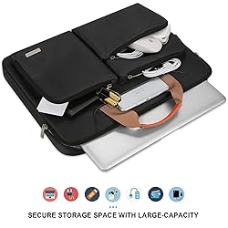 Lacdo 360° Protective Laptop Shoulder Bag for 13