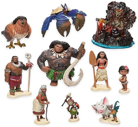 Official Disney Moana Deluxe Figurine Playset Amazon.co.uk Toys & Games