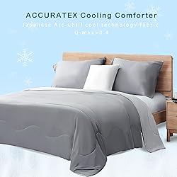 ACCURATEX Cooling Comforter Queen Size,Q-Max > 0.45