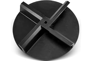 Pushglossy 12" Diameter Truck Salt Spreader Part, Spreader Spinner Disk Compatible with Tgs03 and Tgs07 Spreaders Replacement