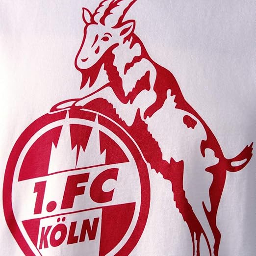 1 Fc Koln T Shirt Basic Weiss Rot Gr M 5xl Amazon De Sport Freizeit