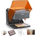 Kiosk 2.5W Laser Engraver, Light Weight & Portable Laser Engraver Machine, Home Laser Cutter with Acrylic Enclosure for DIY Wood/Leather, 3.9 x 3.9inch Engraving Area, Laser Safety Class 1