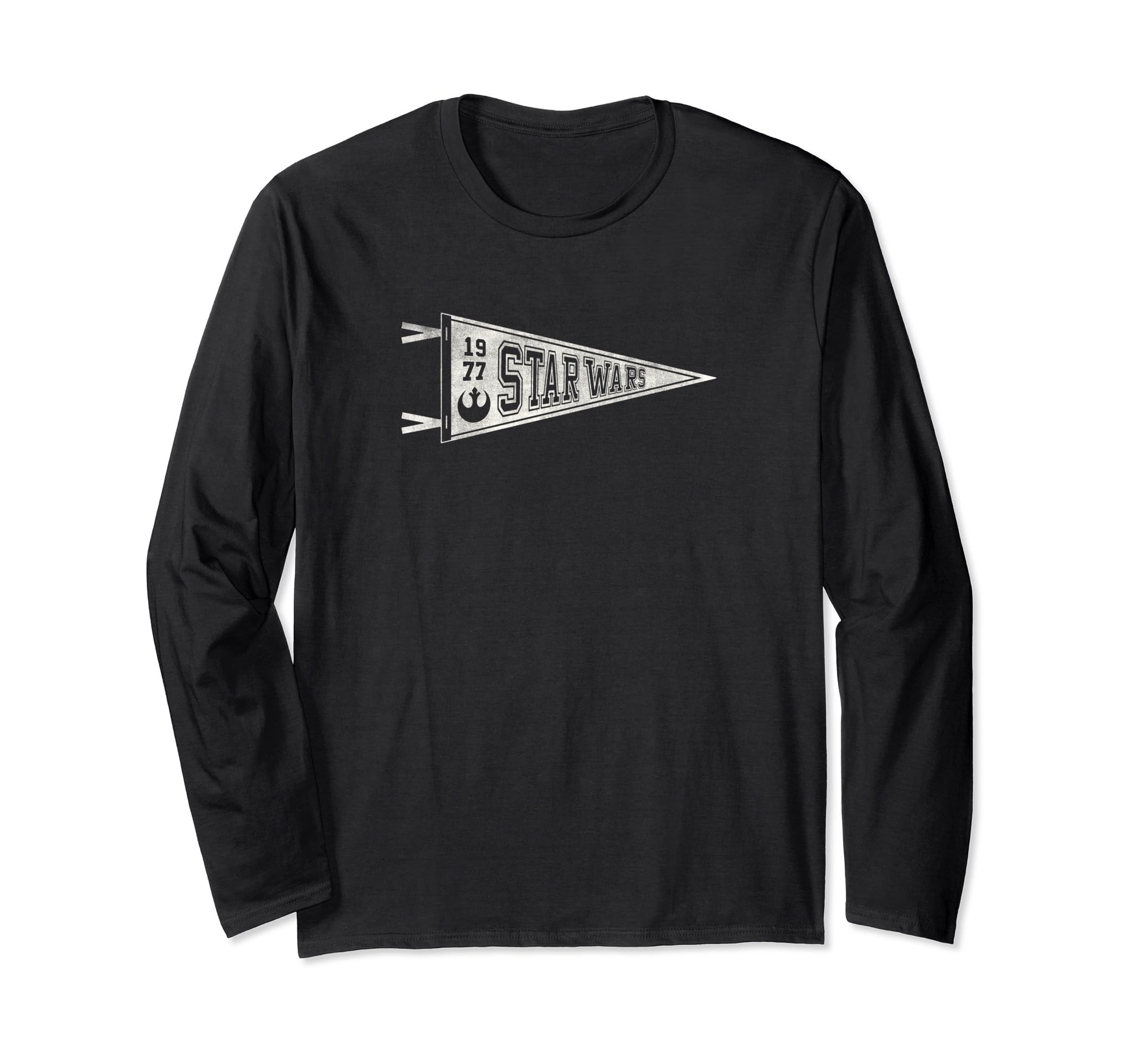 Star Wars 1977 Rebel Star Wars College Banner Long Sleeve T-Shirt