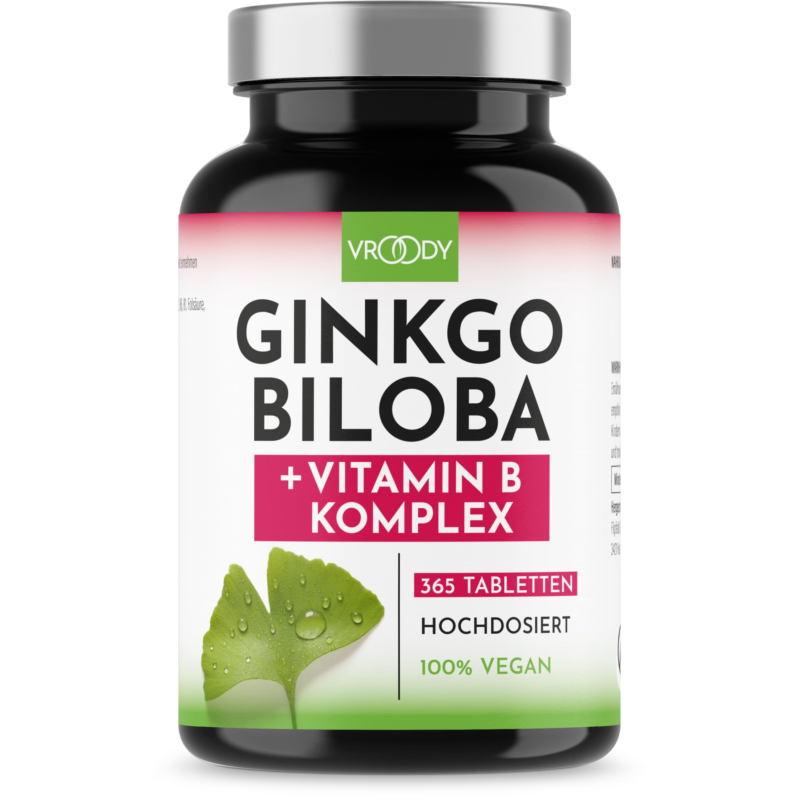 Mua Vroody Vegan Ginkgo Biloba Extract 6000mg high dose with vitamin