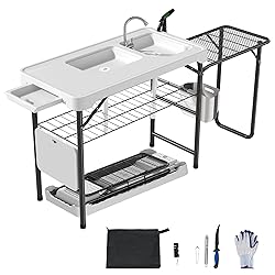 Dragosum Fish Cleaning Table, Portable Folding