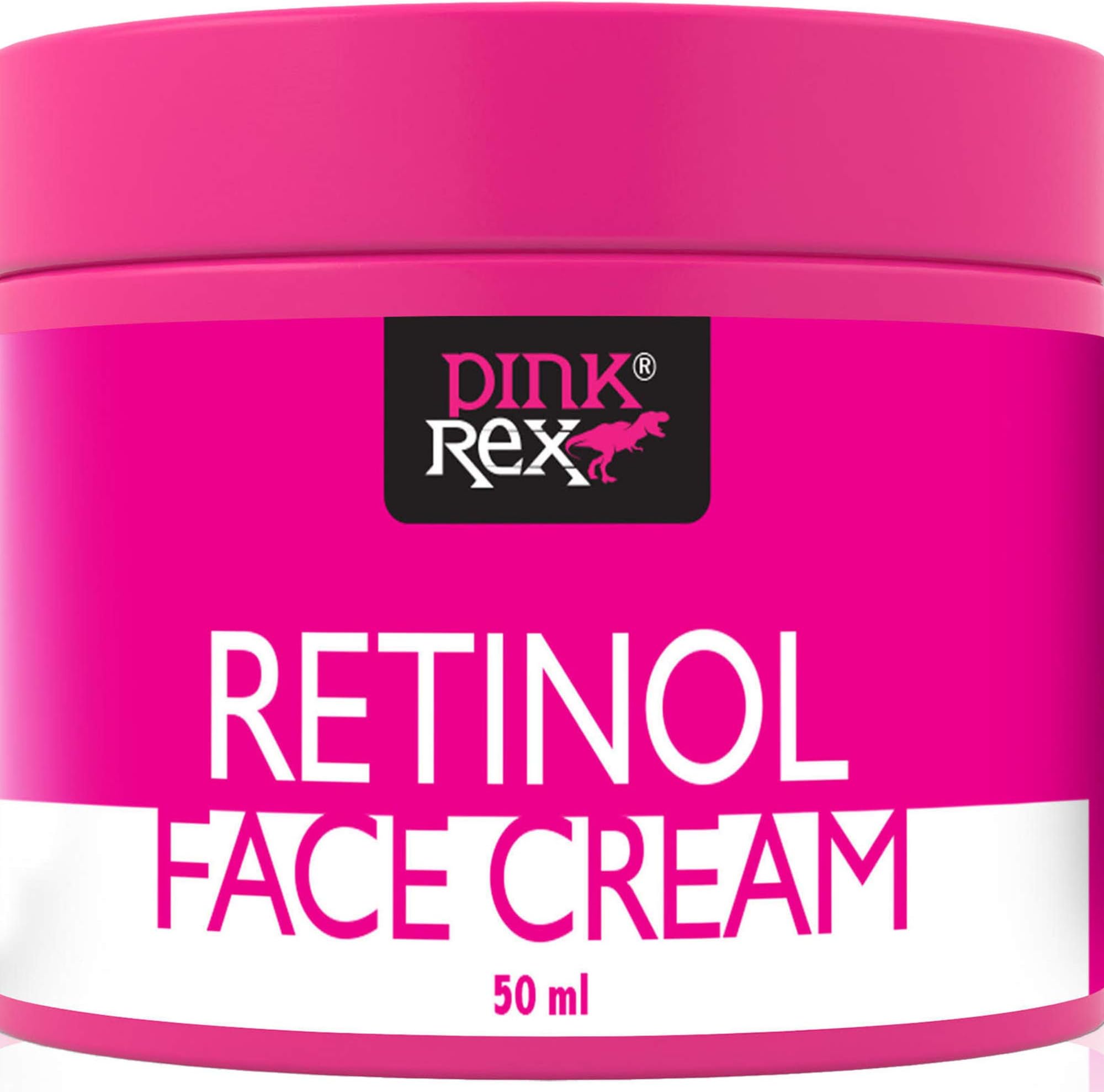 Retinol Face Cream with Hyaluronic Acid, Vitamin E, and Green Tea. A Facial Moisturizer Beauty Products Night Anti Aging Firming Lift Lotion on Creams