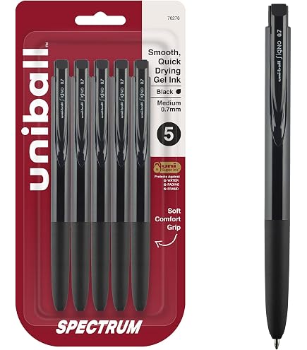 Signo RT1 0.28mm - Smooth Ink Flow Gel Pen, Retractable Gel Ink Pen, Ultra Mi