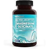 BioEmblem Magnesium Glycinate with Zinc - 300mg Chelated Magnesium Supplement - High Absorption Vegan Non-GMO 2-in-1 Complex - Immune Support, Muscles, Nerves - 90 Capsules