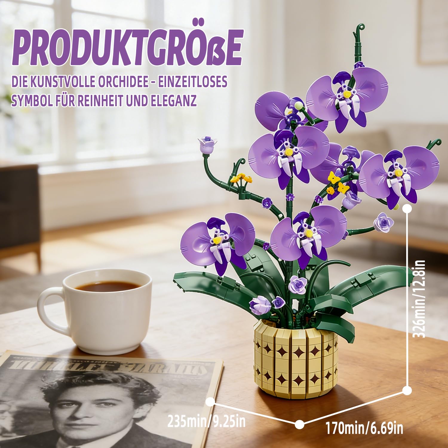 Klemmbausteine Blumen Orchidee Bausteine Pflanzen Orchideen Blumen 8