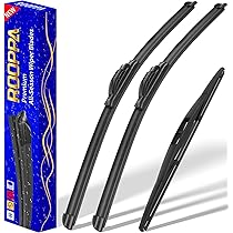 Genuine Pair Front Wiper Blades For 2016-2022 Honda Pilot Ridgeline – 26" + 24" – J-Hook – Made In Japan