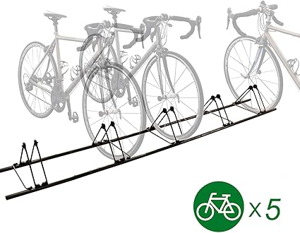 5 bike floor rack