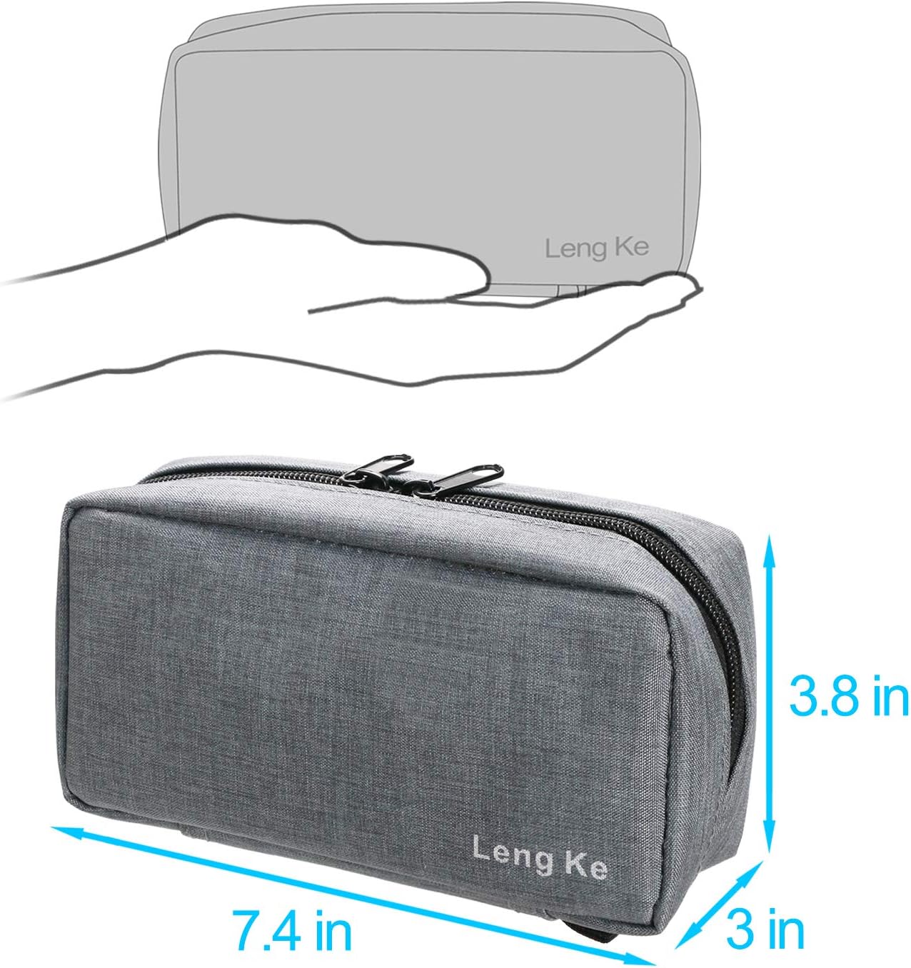Portable Insulin Travel Case - Medication Diabetic Supplies Organizer Medical Bag by YOUSHARES (Grey): Health & Personal Care