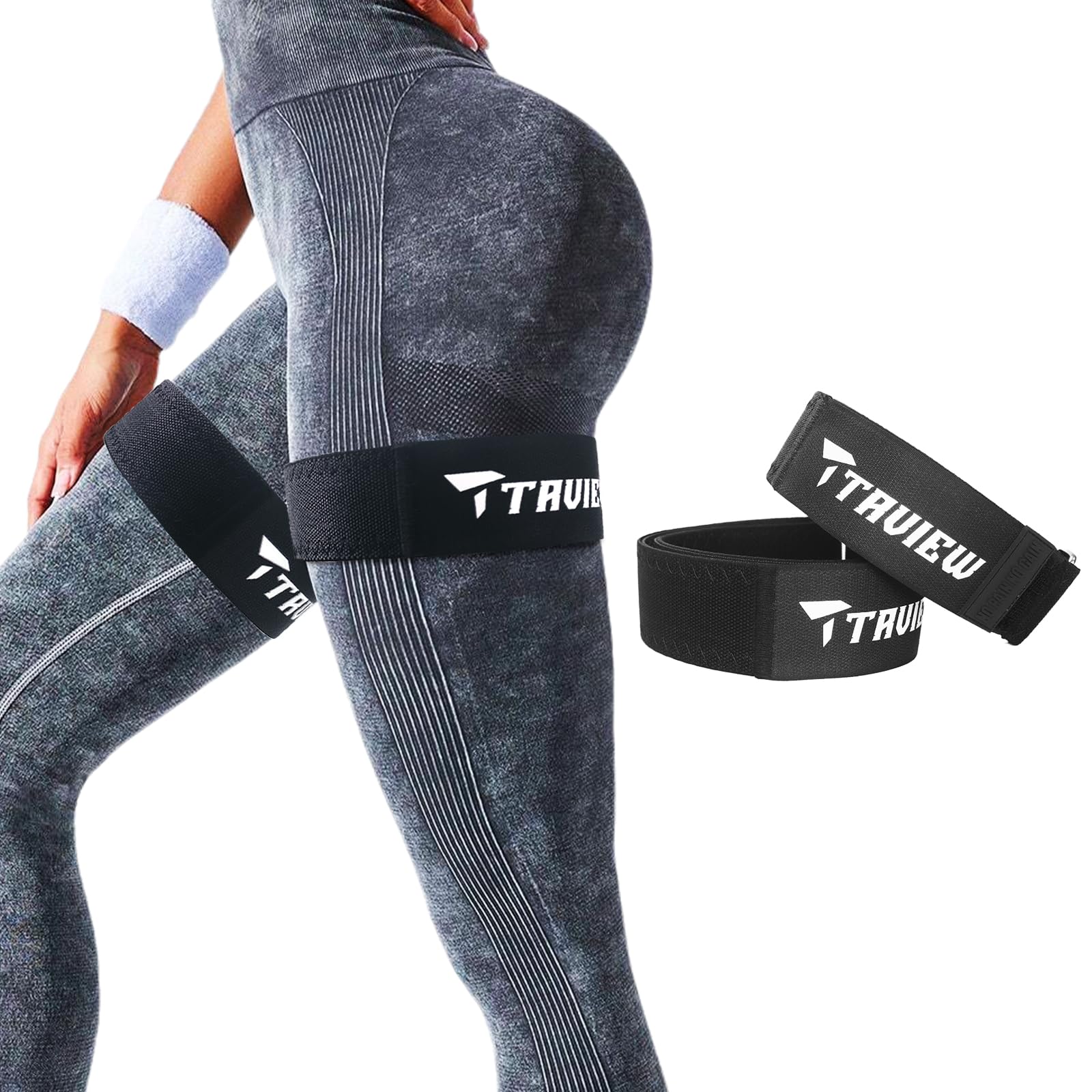 Photo 1 of *** SIMILAR *** Occlusion Bands for Women Glutes & Hip Building, Blood Flow Restriction Bands BFR Bundle Booty Bands, Best Fabric Resistance Bands for Exercising Your Butt, Squat, Thigh, Fitness