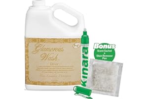 KINARA Tyler Diva Glamorous Wash Liquid Laundry Detergent, Bundle with Stain Remover Pen, Fresh Scented Sachet - Gentle Washing Detergent, Laundry Supplies - 1 Gallon - Gift Set